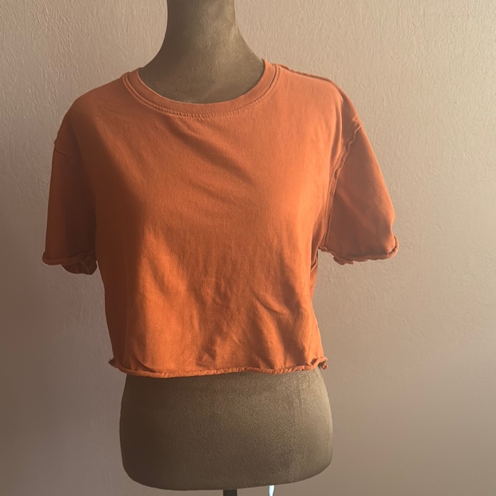 Forever 21 Rust Orange Crop Top